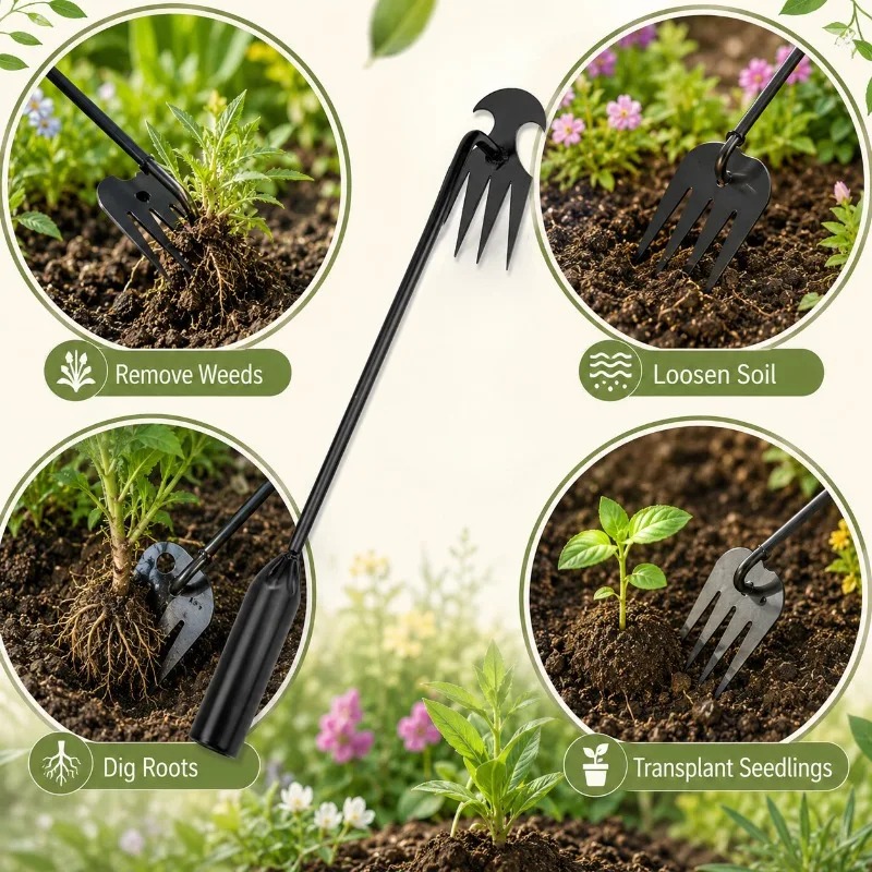 2 in 1 Garden Rake Manual Seed - Gardening Tools Shovel review and price