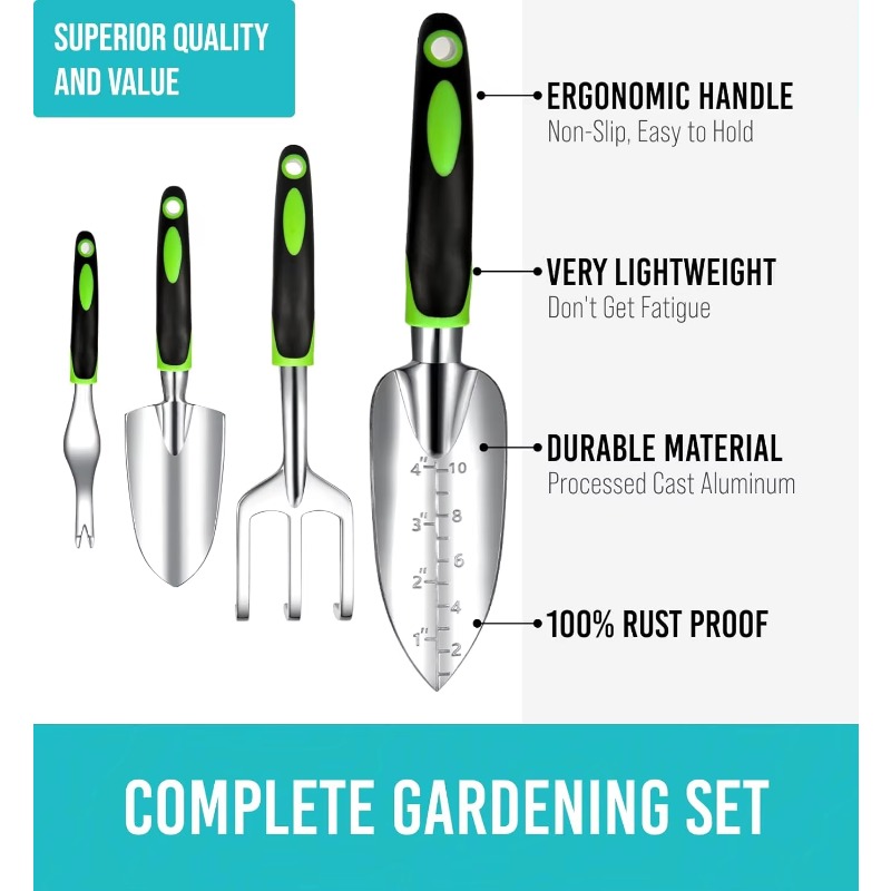 9 Pcs Ergonomic Garden Tool Se - Gardening Hand Tools Yard review and price