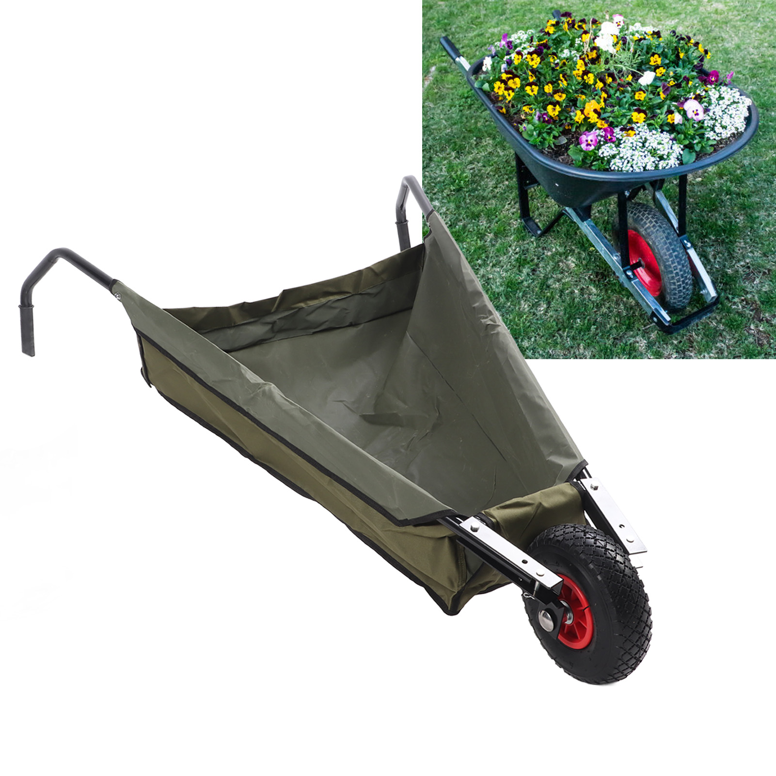 Garden Wheelbarrow Collapsible - Grow Bags review and price