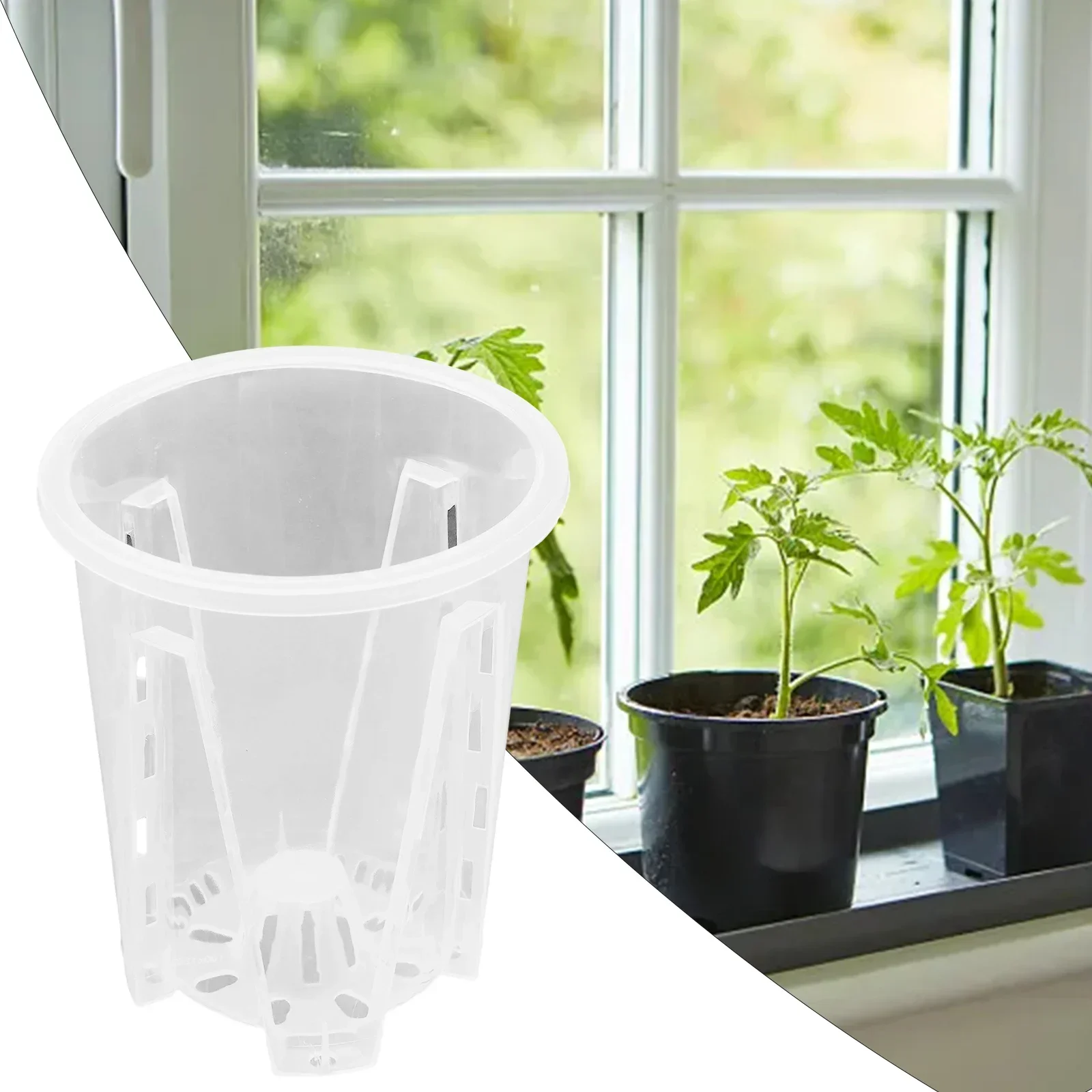 Plastic Orchid Pot With Bottom - Orchid Potting Mix review and price