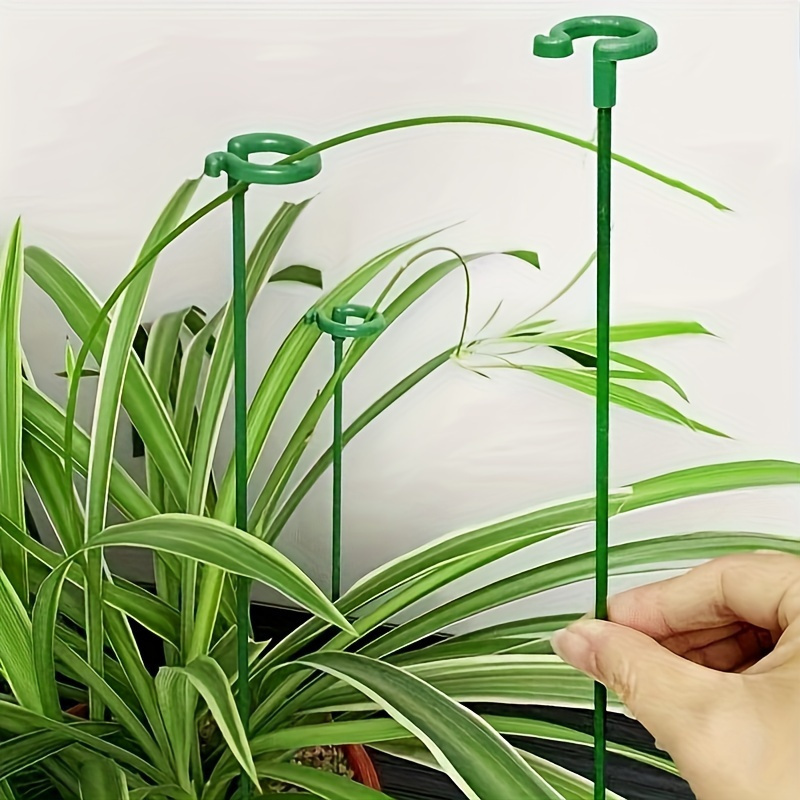 6Pcs Green Plastic Plant Suppo - Orchid Potting Mix review and price