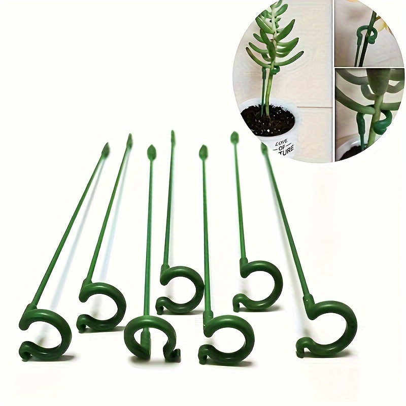 6Pcs Green Plastic Plant Suppo - Orchid Potting Mix review and price